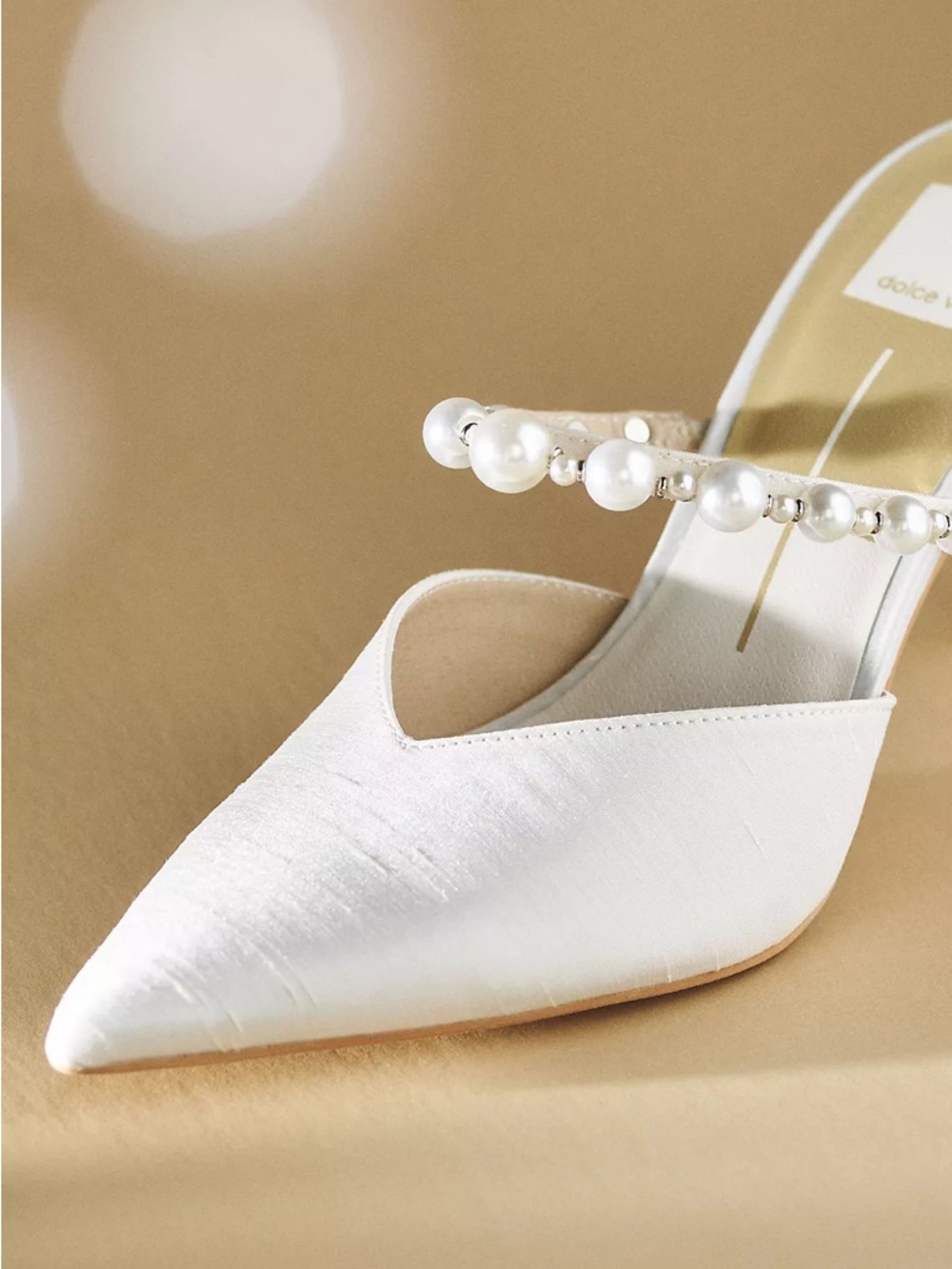 Dolce Vita Kanika Pearl Women’s Heels Size 10 NWOT | Women’s Bridal Heels - Picture 10 of 10